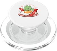 Colazione Kawaii Draghetto Dolce Uovo E Pancetta Cuore PopSockets PopGrip per MagSafe