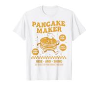 Colazione Pancake Maker Rise And Shine Brunch caffè Cibo Maglietta