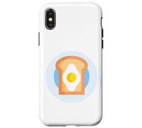 Colazione Panino Pancetta Uovo Formaggio Salsiccia Prosciutto Custodia per iPhone X/XS