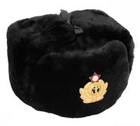 Colbacco Nero in Dotazione Marina Russa Originale Ushanka -Taglie Varie.