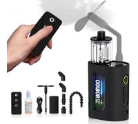 COLBOR CF3 - Macchina per il fumo portatile con telecomando, 30 W, ricaricabile, per fotografia, Natale, cosplay, mini nebulizzatore con illuminazione RGB e effetto Tyndall (uso interno/esterno)