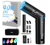 COLBOR CF5 - Mini macchina per il fumo portatile da 40 W, per fotografia con telecomando, piccola macchina per nebbia per interni ed esterni, feste di Halloween, cosplay, matrimoni