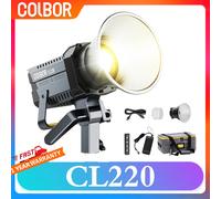 COLBOR CL220 220W 2700-6500K Luce video LED COB bicolore con modulo di rete remoto a rete integrato per lampada di riempimento fotografica