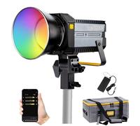 Colbor Cl220R 220W RGB Led-Videolicht, 2700K-6500K Cob Light Mit Bowens Mounts Für Die Filmfotografie, Unterstützt Das Matrix-Steuerungssystem Integriert 13 Lichteffekte