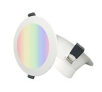 COLBOR Faretti Led da Incasso, Spotlight RGB per Soggiorno Cucina a Soffitto 7w 2700k ~ 6500k con App WLAN Bluetooth Control Music Sync Alexa Google Home, Faretti-Led-Incasso-Luce-RGB