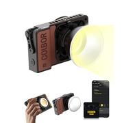 COLBOR W60 Luce Video Portatile 345g 60W Illuminazione Continua Controllo APP con Connettore DC/Tipo C per Interni ed Esterni Filming Interviste Live Streaming, Luce-Video-Fotografia-LED