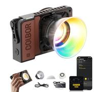 COLBOR Wonder W60R 60W RGB Luce Video Portatile 345g Illuminazione Continua Controllo APP con DC/Tipo C per Interni ed Esterni Filming Interviste Live Streaming, Luce-Video-Fotografia-LED-RGB