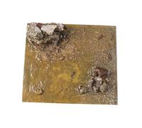Colcolo 1:12 1:6 Rovine distrutte Scenario di Terreno Decorazione Diorama Realistico Accessori per Modelli, Lz001c
