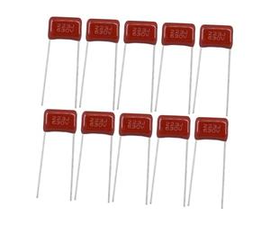 Colcolo 10 Condensatori a Film di Tono Da 630 V, Professionali, di Ricambio E Facili Da Installare, per Chitarra Elettrica E Basso, Accessori, 223j Film H 7.8mm