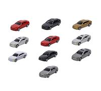 Colcolo 10 Pezzi di Modellini di Auto in Scala Dipinta Ho 1:75 Edifici
