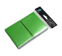 Colcolo 100 Pezzi di custodie per Carte di Credito, Facili da Usare, per Oggetti da Collezione, robuste, Leggere, ad Alte Prestazioni, Professionali, satinate, Verde