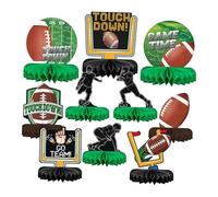 Colcolo 10x centrotavola a nido d'ape da calcio, decorazioni per feste di compleanno