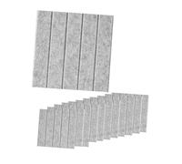 Colcolo 12 adesivi per piastrelle, pannelli acustici, pratici pannelli fonoassorbenti moderni e multifunzionali, adesivi murali per studio di pianoforte, Grigio Chiaro