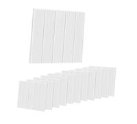 Colcolo 12 adesivi per piastrelle, pannelli acustici, pratici pannelli fonoassorbenti moderni e multifunzionali, adesivi murali per studio di pianoforte, Bianco