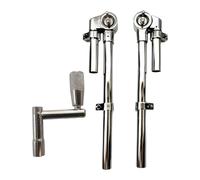 Colcolo 2 Supporti per Batteria, Accessori per Strumenti Musicali, Supporti per Rullanti, per Concerti, Espositori per Negozi.