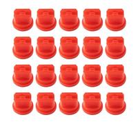 Colcolo 20 Ugelli a Spruzzo Piatto Versatili E Facili da Usare con Un Raggio di Azione di 110 Gradi, per La Spruzzatura a Zaino, Rosso