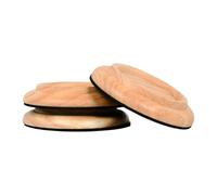 Colcolo 3 pezzi Coppe per rotelle per pianoforte Supporto portatile di ricambio in legno Strumenti per strumenti musicali Sottobicchieri per gambe per, Legna