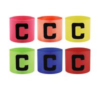 Colcolo 6X Fasce da Capitano per Calcio, comode, Elastiche, Regolabili, per Sport, Badminton, Calcio, Hockey