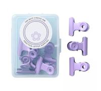 Colcolo 8 Pezzi Piccole Clip per Documenti Metallici con Anello Appendiabiti Fermacarte Fissaggio Manifesti Disegni Biglietti Calendari Ricette Ricev, 6 pezzi