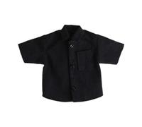 Colcolo Accessori per Magliette in Miniatura per Bambole 1/12, Regali per Cosplay, Giocattoli alla Moda, Compatibili con Corpi di Bambole, Decorazioni, Nero