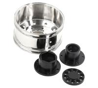 Colcolo Accessori per mozzi Ruota Anteriore per Auto RC 1/14, Pezzi di Ricambio Professionali e Portatili, Resistenti, in Metallo, per Auto RC