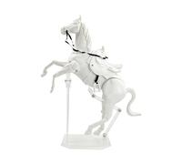 Colcolo Action Figure di Cavallo, Piccola Statua di, Statuetta di Cavallo con Giunto Mobile per progetti scolastici, Micro paesaggi
