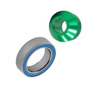 Colcolo Adattatore in Alluminio Cuscinetto Cuscinetto RC Auto Central Central Part Resistente all'Usura Universale Facile da installare Sostituzione Pesante, Verde