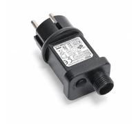 Colcolo Adattatore per Illuminazione da Esterno Alimentatore Controllore LED Trasformatore a Basso Voltaggio con 8 Effetti di, 24V Scatola Nera [Spina Europea] 6W