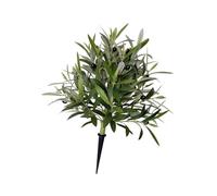 Colcolo Albero Artificiale di ulivo topiario con picchetto da Terra, Micro Paesaggio, Verde Artificiale, arbusti per Prato, Percorso Interno ed Esterno