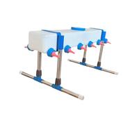 Colcolo Alimentazione del polpaccio per alimentazione per alimentazione per infermieristica, cittadino di vitello di mucca da bere alimentatore di allevamento, 12 Testa con Supporto