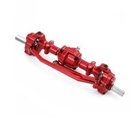 Colcolo Assale Anteriore per Auto Radiocomandata Assale Crawler Assale Metallo Upgrade Anteriore Aumenta Trazione E Confidenza in Compatibile con C34 C44 B24, Rosso
