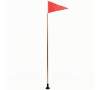 Colcolo Assemblaggio Palo in Alluminio Bandiera Kayak Canoa Barca Kit Completo Asta Collassabile Base Compatta Accessori Inclusi Segnalazione Visibile Adatto
