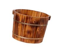 Colcolo Bacino per Pediluvio in Legno Vaschetta per Pediluvio Alta con Doppio Manico Vaschetta per Pediluvio Vaschetta per Pediluvio in Legno per Camera Da Le, M