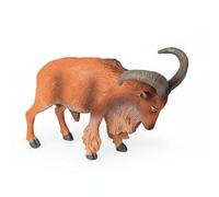 Colcolo Bambino Statua Figurina Animale Modellino Robustezza Artigianale Dettagliata Adatta a Bambini Insegnamento Scolastico Esposizione Scrivania Gioco Casalingo, Muflone Africano