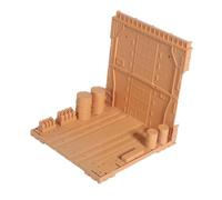 Colcolo Base espositiva ad Incastro, Modello espositore, Decorazione per la casa, Scatola portaoggetti per Personaggi dei Cartoni Animati, Modello di Scena, Cachi