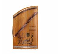 Colcolo Beginner Guzheng Strumento Musicale Mini Guzheng Allenamento Paulownia Portatile per Esercizi 21 Corde Adatto per Formazione, Legno Naturale