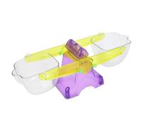 Colcolo Bilancia del secchio della scala per bambini Strumento di apprendimento portatile Strumento di bilancia leggera Bilancio Pans doppi per aggiungere la, Viola