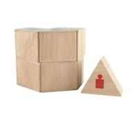 Colcolo Blocchi da Costruzione in Legno - Giocattolo Sensoriale per Genitori E Figli - Gioco Creativo per Favorire La Concentrazione - Giocattolo Versatile PE