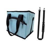 Colcolo Borsa per Bevande con Tasca Frontale, Impermeabile, Divisori Regolabili, 4 Scomparti E Portabottiglie Termico per Il Servizio di Consegna, Blu