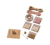 Colcolo Bracciale in Perline Fatto a Mano Kit Bracciale Gioielli Perline Corde con Utensile Dedicato Guida per Infilare E di, Kit Per Braccialetto Fai-da-te Con Ciondolo A Forma Di Coniglio