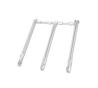 Colcolo Bruciatore a Gas per Barbecue con Modulo a Tre Tubi Assieme Bruciatore in Acciaio Inox Ricambio per Griglia a Gas Tipo II 300 Look Argento Adatto a Uso Domestico All’aperto Campeggio Patio