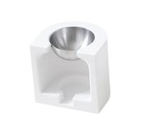 Colcolo Bruciatore di oli essenziali in ceramica, scalda-oli, porta-candele, decorazione per la casa, porta-fragranze, scalda-fragranze per SPA da tavolo, Argento