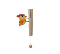 Colcolo Busy Board Giocattolo con Battiporta Percussivo Accessorio per Parete Attività Corda da Tirare Che Emette Suono Apprendimento Causa Ed Effetto Legno