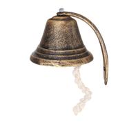 Colcolo Campanello in metallo ornamentale da appendere, robusto, ideale per negozi e attività commerciali, da appendere alla porta quando o si apre