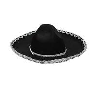 Colcolo Cappello da Cowboy Occidentale, Cappelli a Cilindro da Jazz, con Corda, Versatile, Leggero, Larga, Cappello da Cowgirl per Prestazioni, Lato Argentato