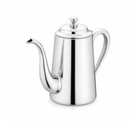 Colcolo Caraffa Caffè Percolato Bollitore Collo di Cigno Kettle Versatore Acciaio Inox Getto Regolare Aromi Intensificati Coperchio con Pomello Adatta per Preparazioni Calde Casa Lavoro