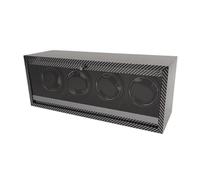 Colcolo Caricatore Automatico Orologi Custodia Rotatore Vetrinetta con Vetro Frontale Cuscini Memory Schiuma Struttura in MDF Luce Ambiente Adatto per Arredo Contemporaneo Studio Collezionisti