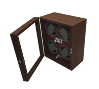 Colcolo Caricatore Automatico Orologi Scatola Custodia Avvolgitore Caricatore con Interno Nero Elegante Motore a Bassa Rumorosità E Cinque Modalità di Controllo Adatto per Esposizione Studio