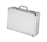 Colcolo Cassetta Degli Attrezzi in Lega di Alluminio, Organizer Portatile, Resistente All'usura, Scatola di Immagazzinaggio, Custodia per Il Trasporto per, Lucchetto a Combinazione, L and Silver