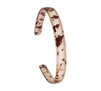 Colcolo Cerchietto semplice alla moda con denti larghi 16 mm per donne e ragazze, con pettine a denti, Style E
